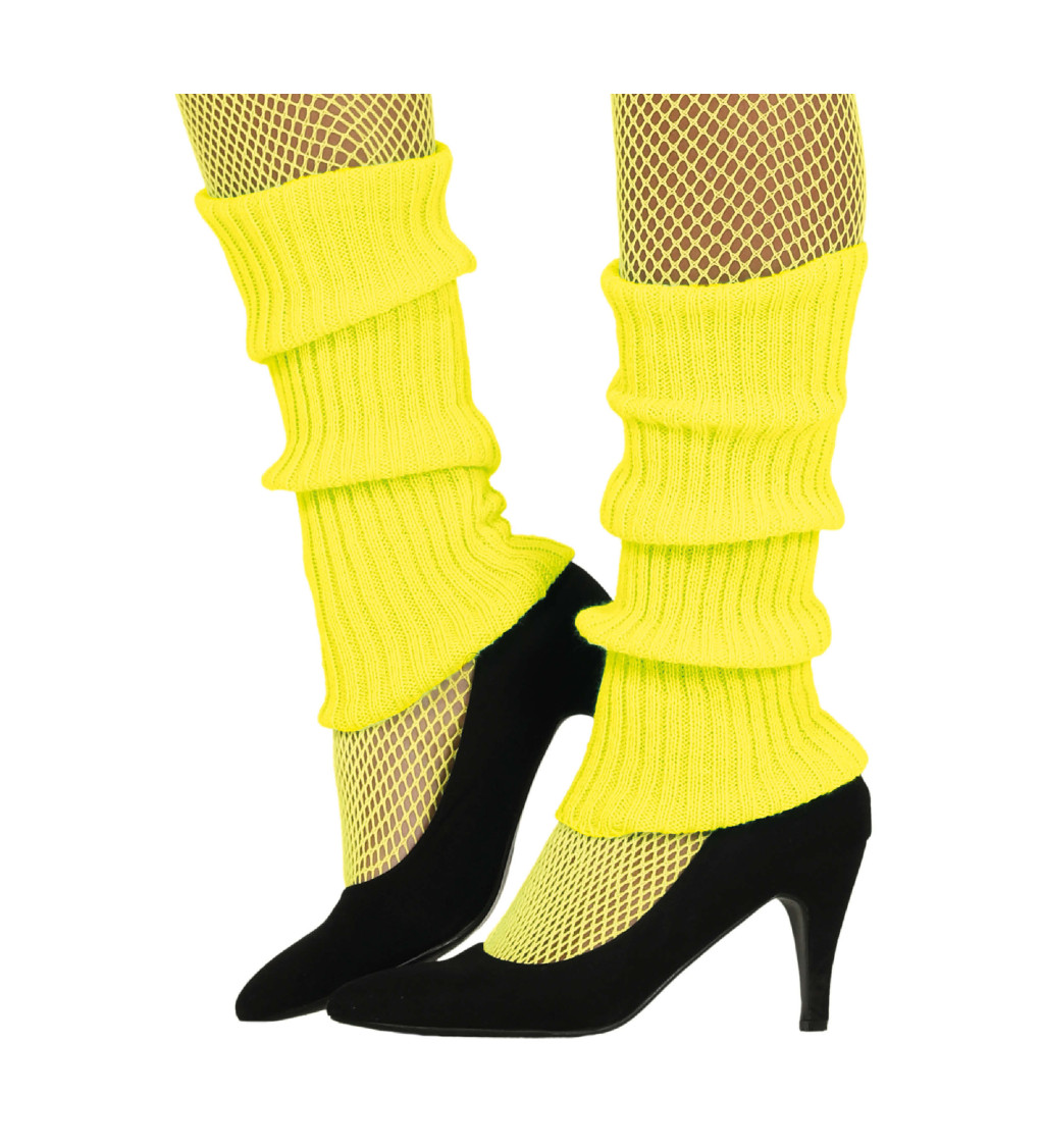 Retro návleky – žluté