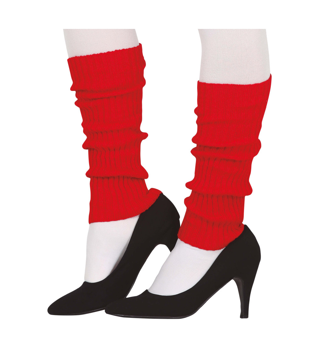 Retro návleky – červené