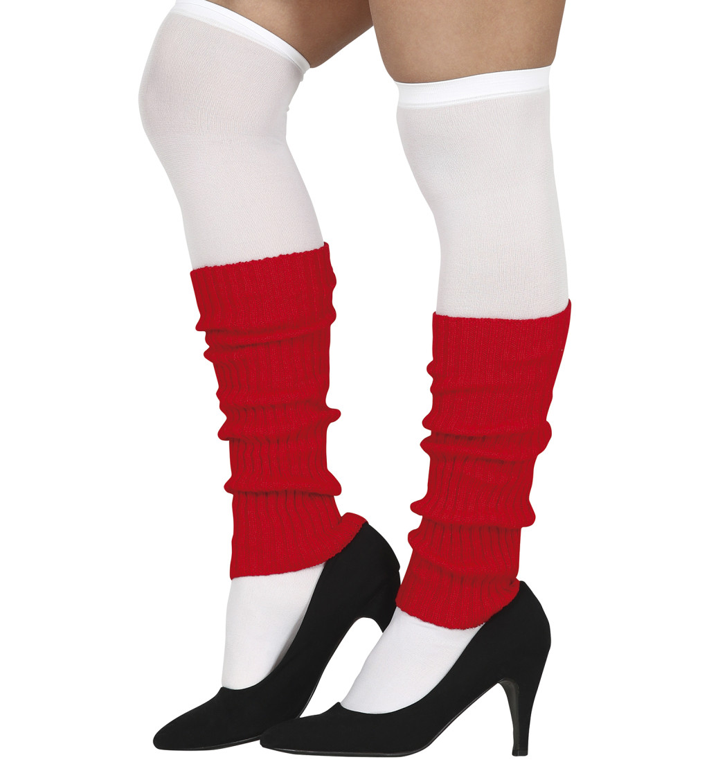 Retro návleky – červené