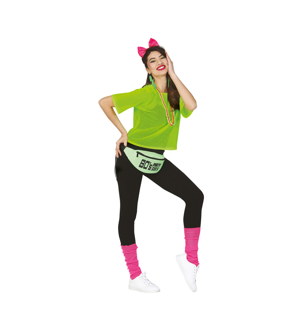 Síťované tričko – neonově zelené