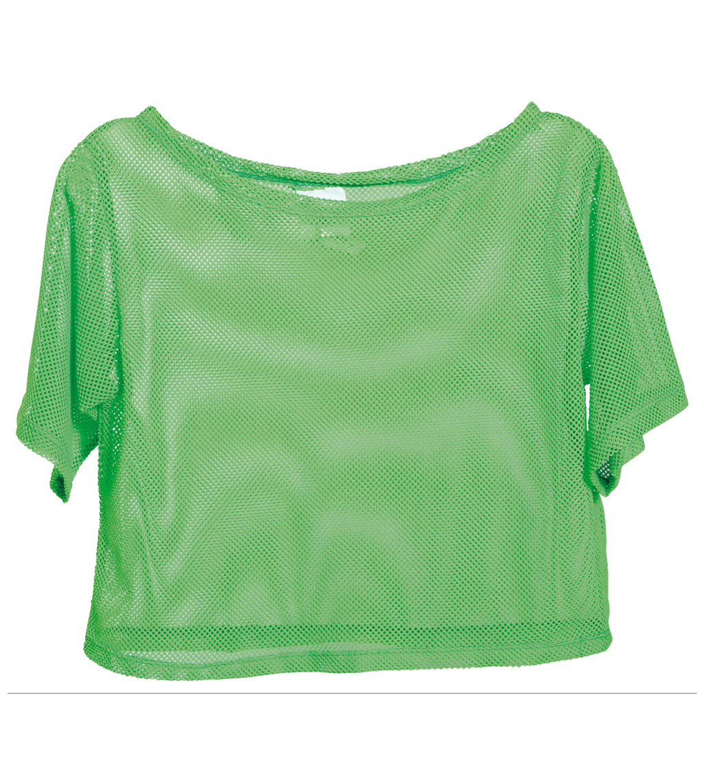 Síťované tričko – neonově zelené