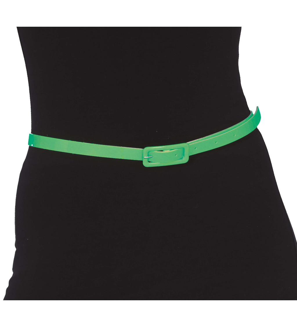 Retro pásek – neonově zelený