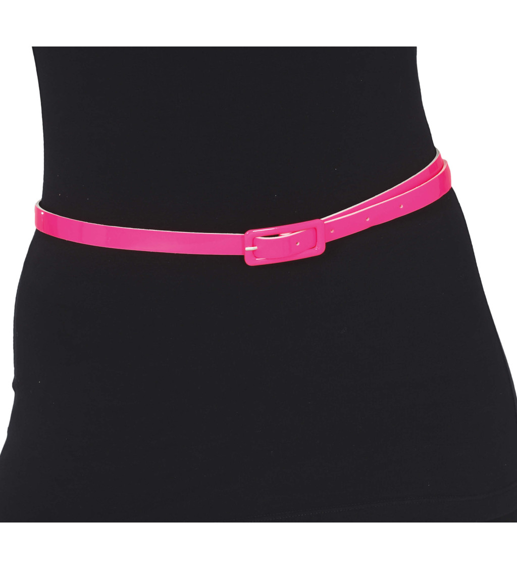 Retro pásek – neonově růžový