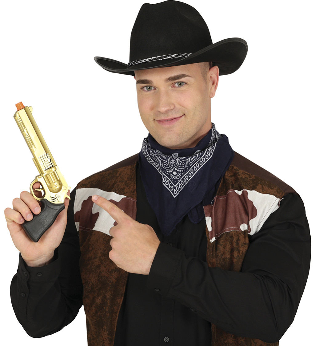 Gangsterská pistole – zlatá