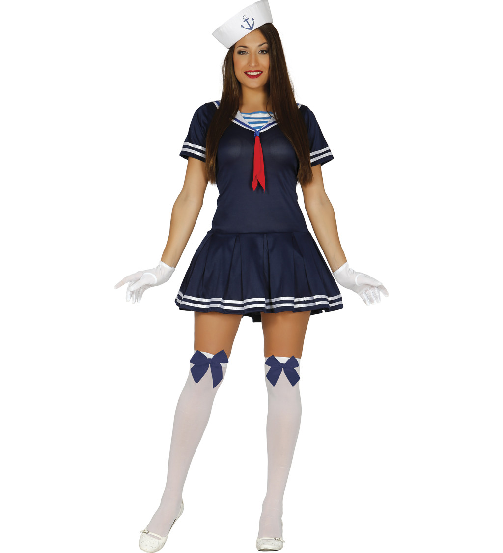 Dámský kostým elegantní námořnice