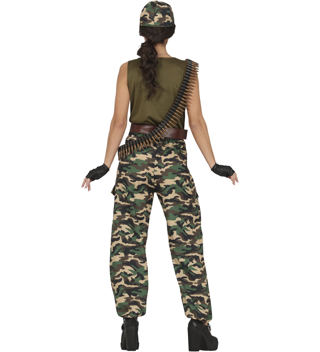 Dámský kostým elegantního poručíka