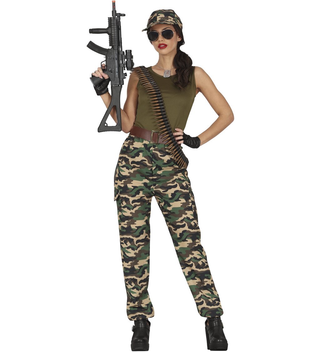 Dámský kostým elegantního poručíka