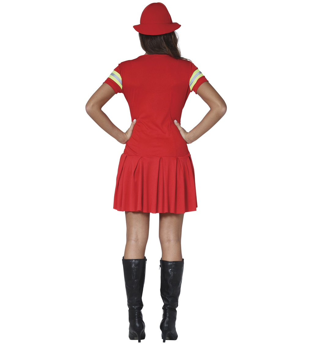 Dámský kostým odvážné hasičky