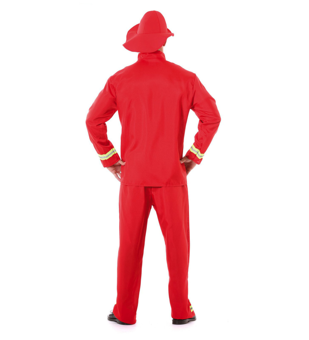 Pánský kostým hrdinného hasiče