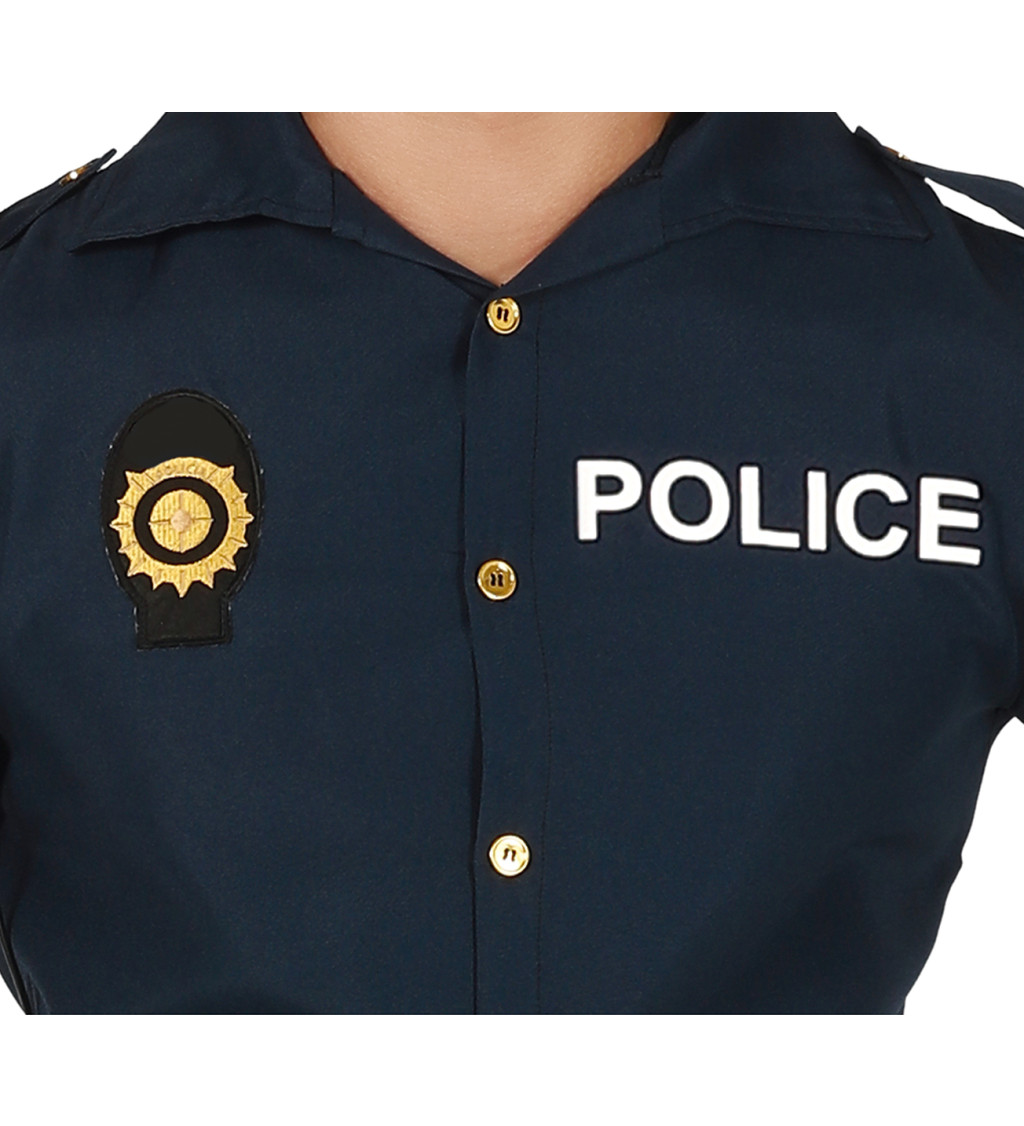 Pánský kostým autoritativního policisty