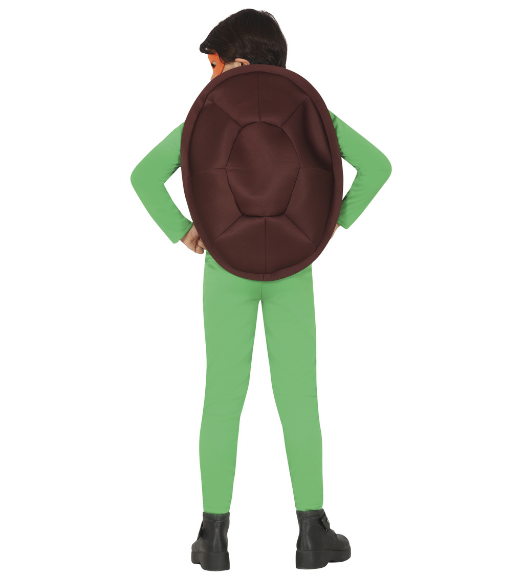 Dětský kostým Želví bojovník s krunýřem a maskou