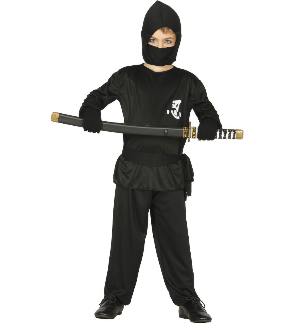 Dětský kostým Ninja: Overal, maska a doplňky