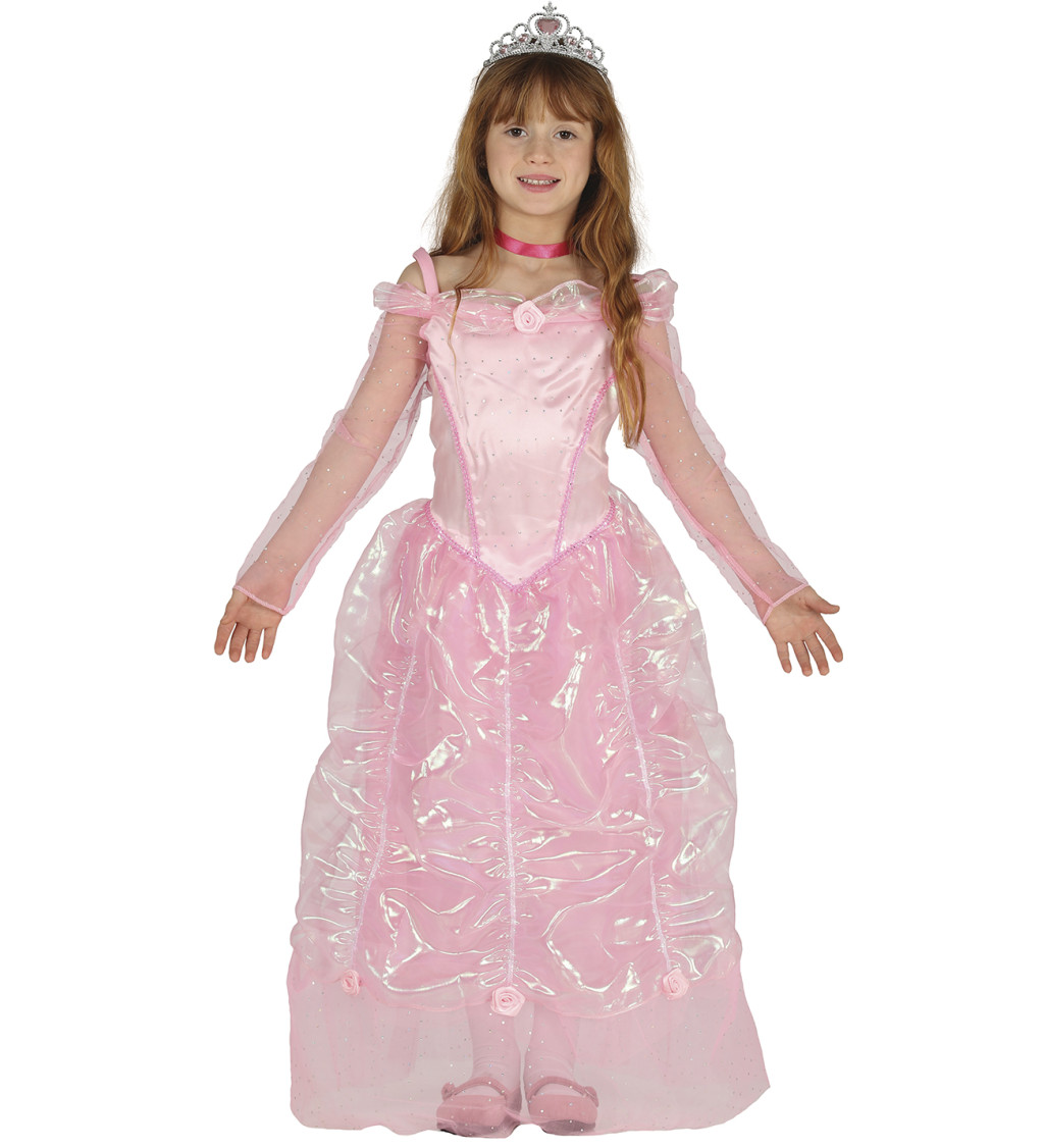 Dětský kostým Růžová princezna