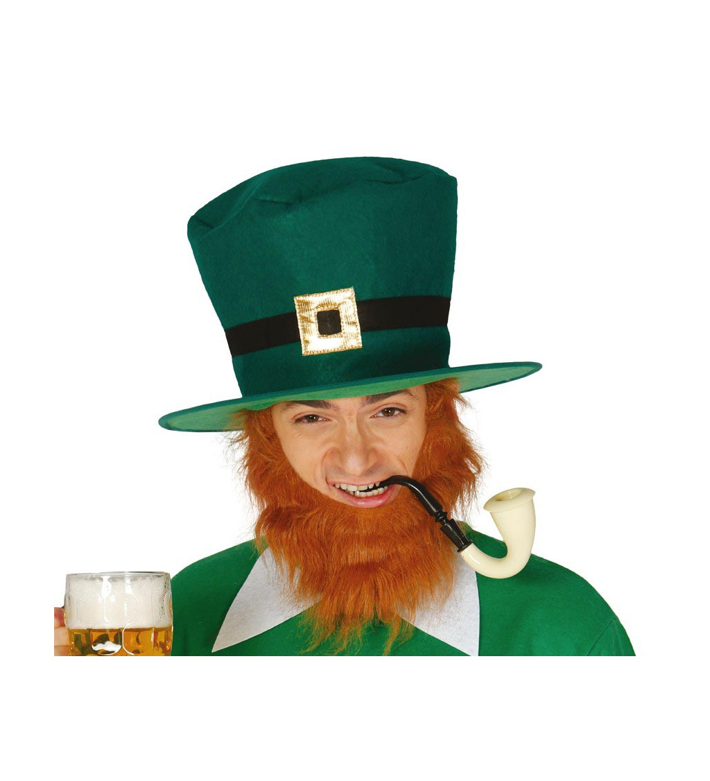 Zelený karnevalový klobouk