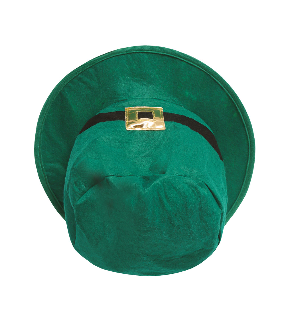 Zelený karnevalový klobouk