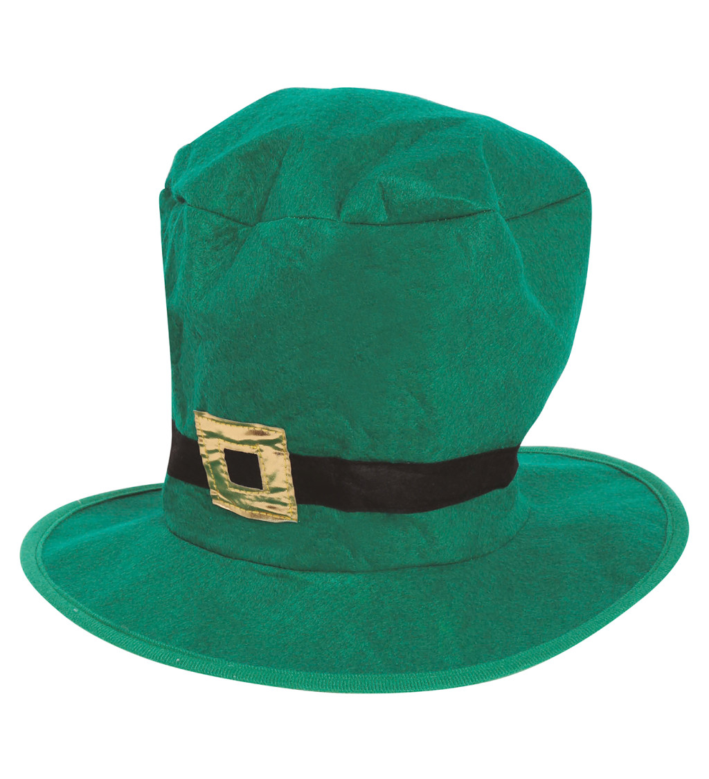 Zelený karnevalový klobouk