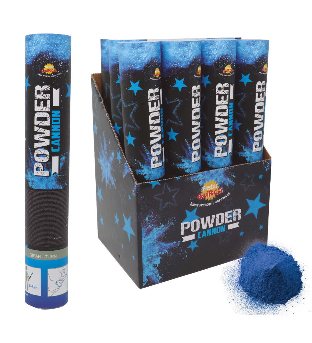 Vystřelovací kanón s práškem – modrá