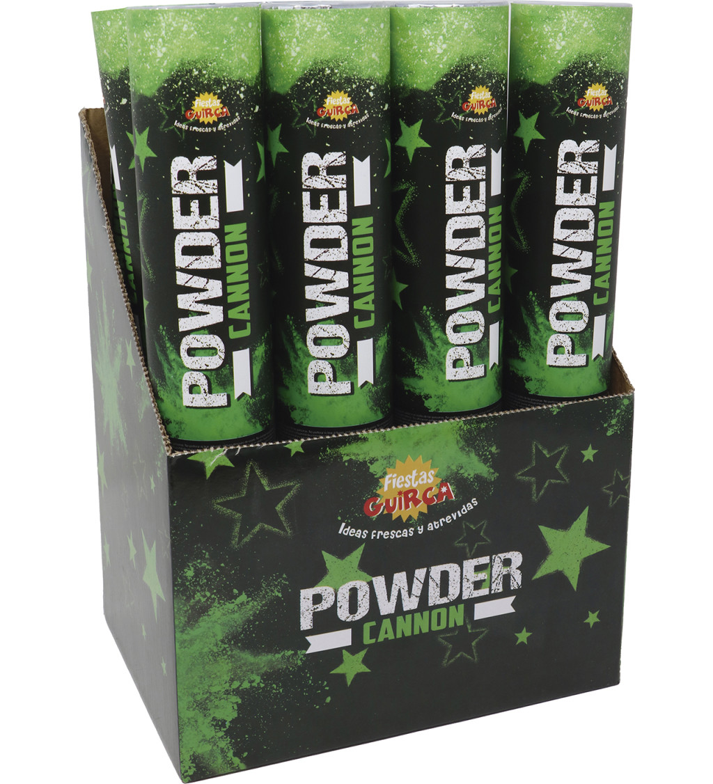 Vystřelovací kanón s práškem – zelená