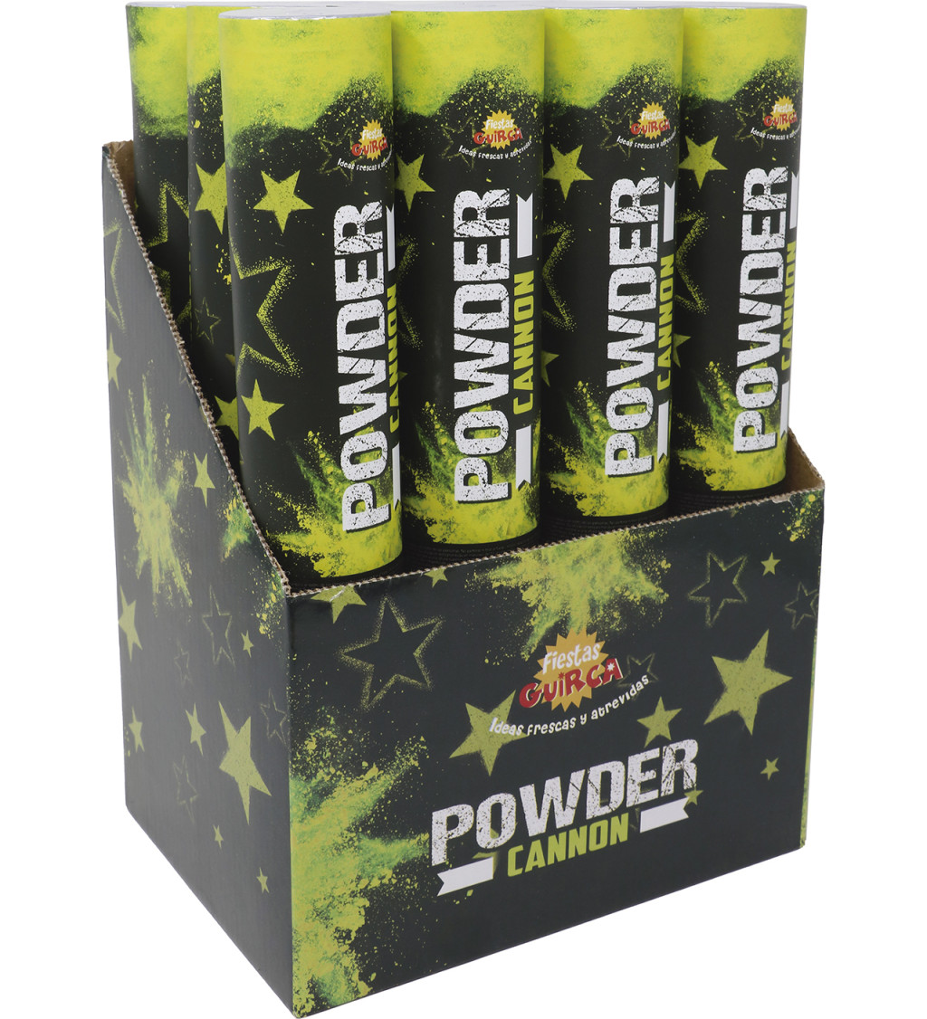 Vystřelovací kanón s práškem – žlutá