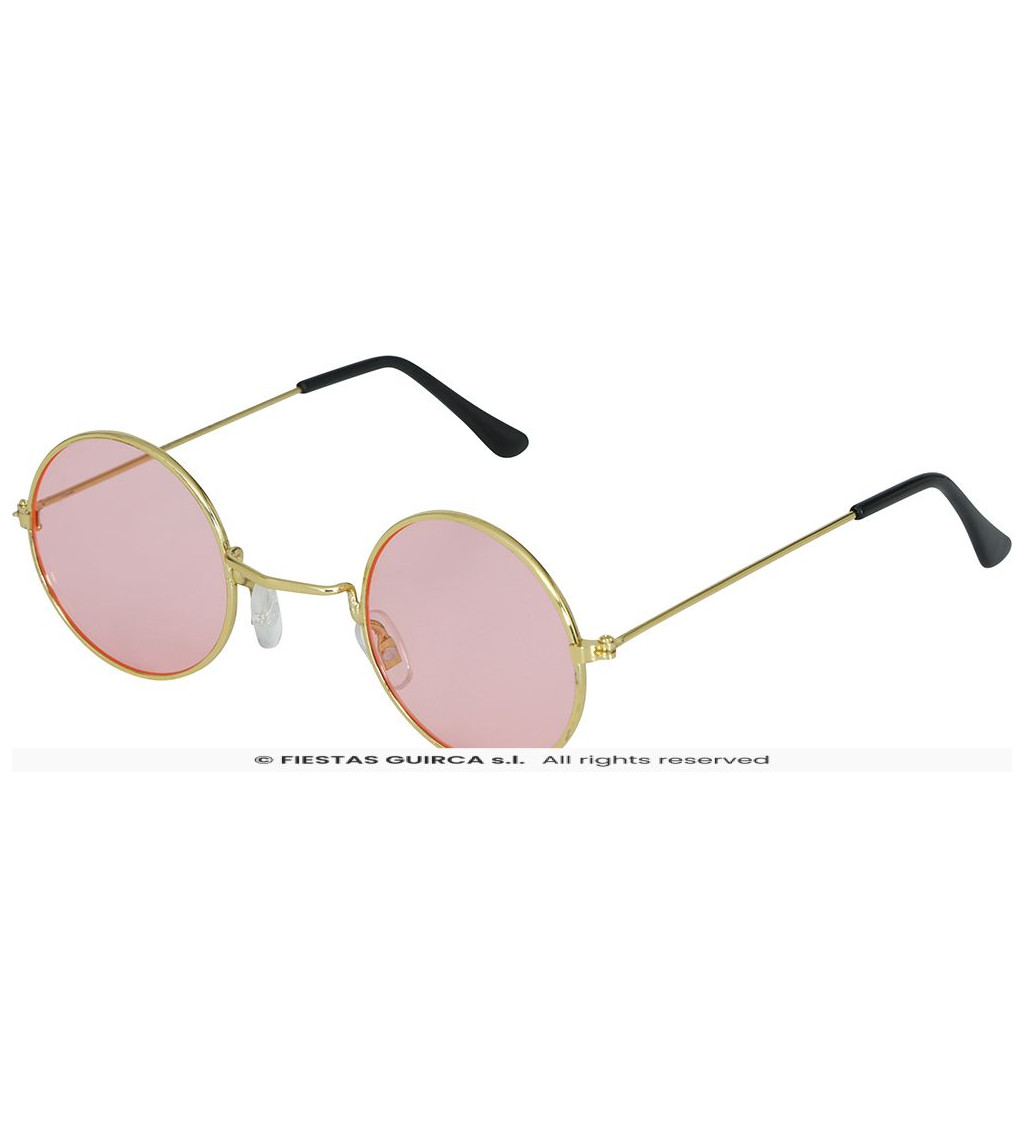 Hippie brýle – růžové