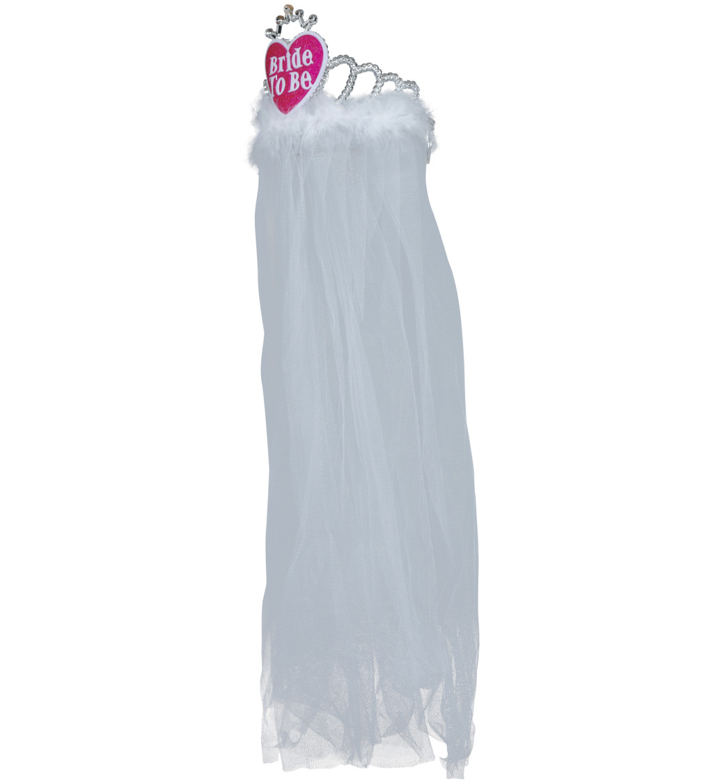 Bride to Be – čelenka se závojem