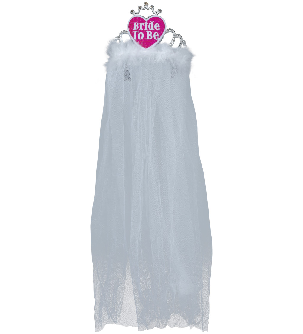 Bride to Be – čelenka se závojem