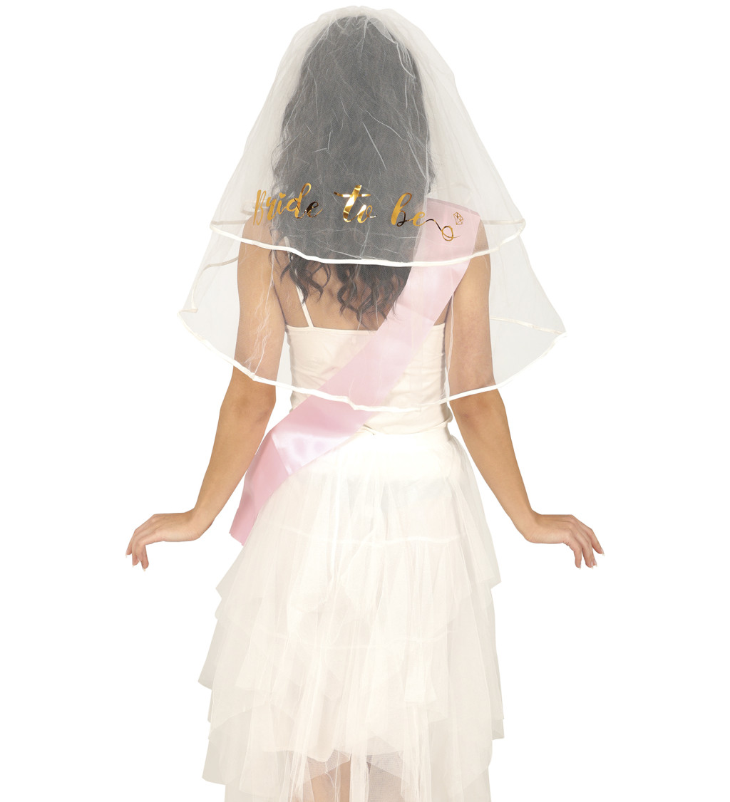 Bride to Be – závoj 70 cm