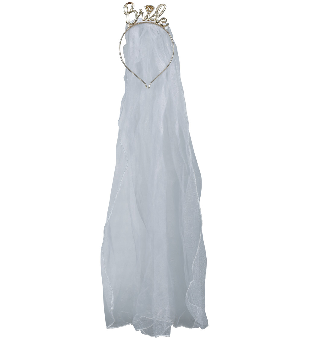 Bride – čelenka se závojem