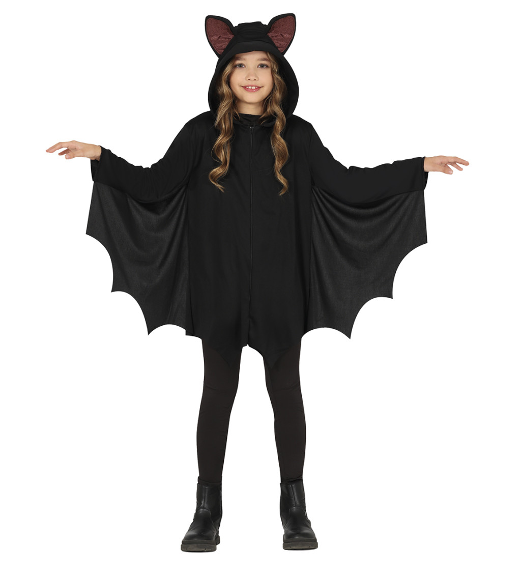 Kostým netopýra – Dětský, s křídly