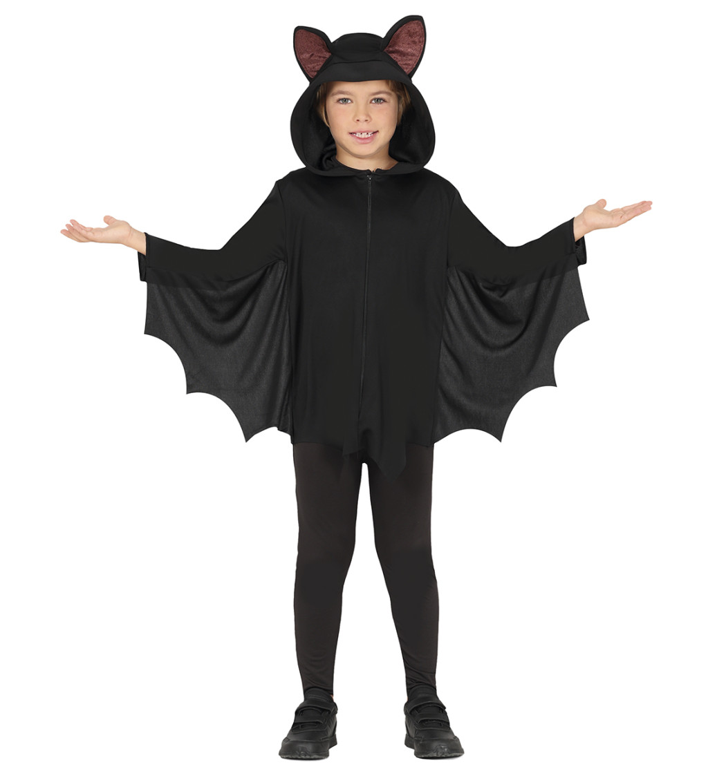 Kostým netopýra – Dětský, s křídly