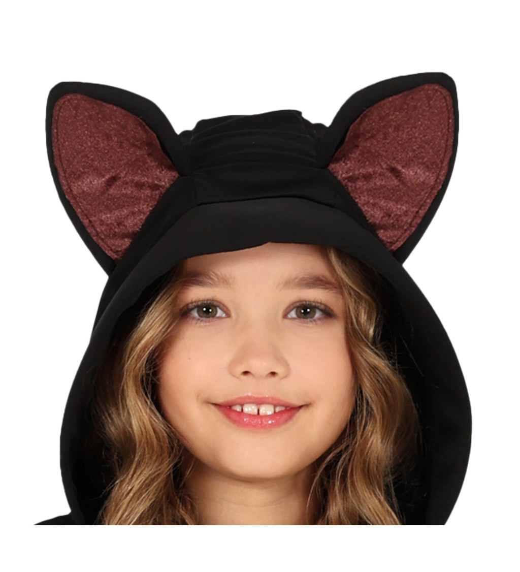 Kostým netopýra – Dětský, s křídly