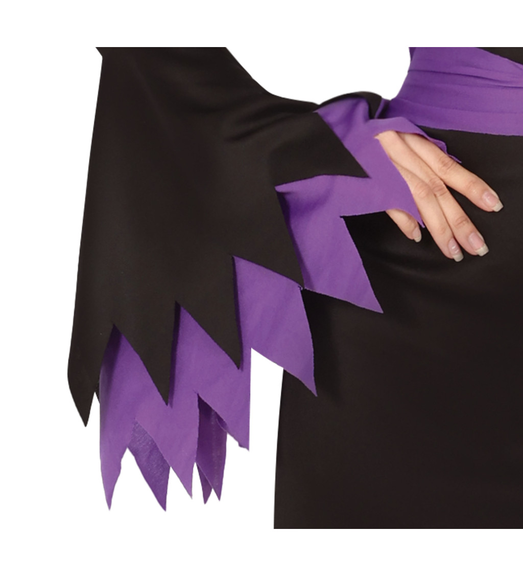 Kostým pro čarodějky – Elegantní s fialovou