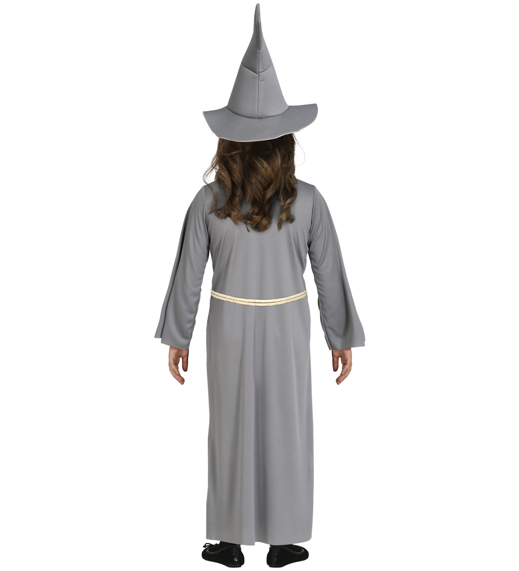 Kostým pro kouzelníky – Dětský, šedý