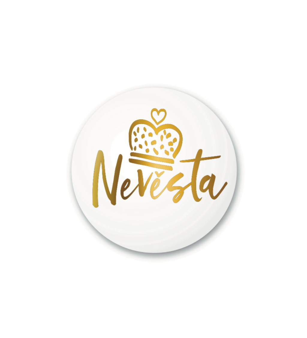 Placka Nevěsta – s korunkou