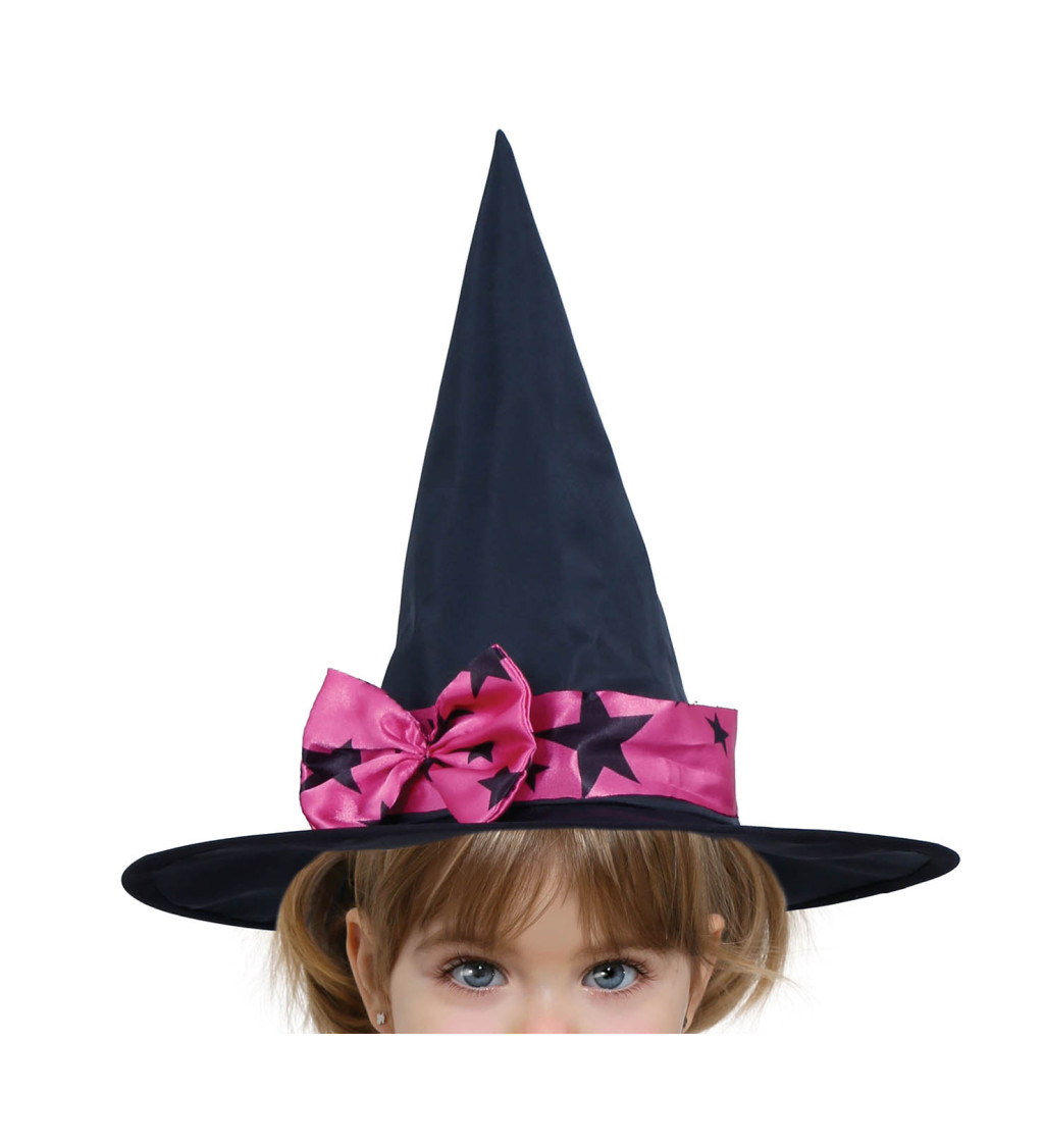 Kostým pro čarodějky – Růžová hvězdná magie (pro nejmenší)