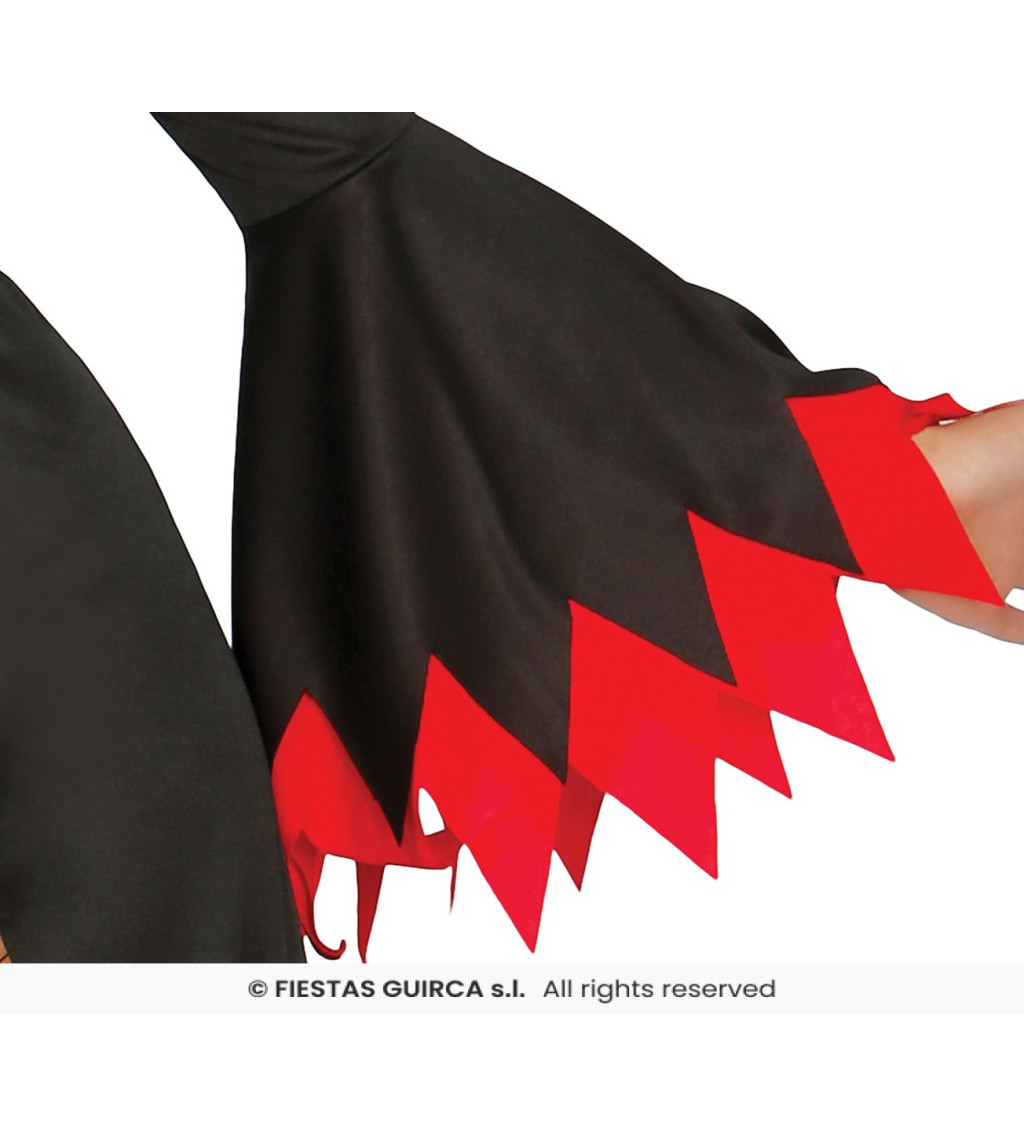 Červený čarodějnický kostým pro ženy