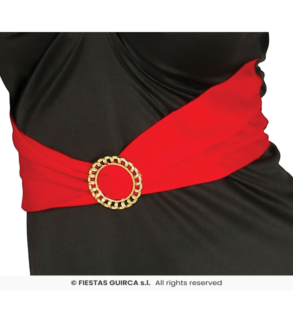 Červený čarodějnický kostým pro ženy