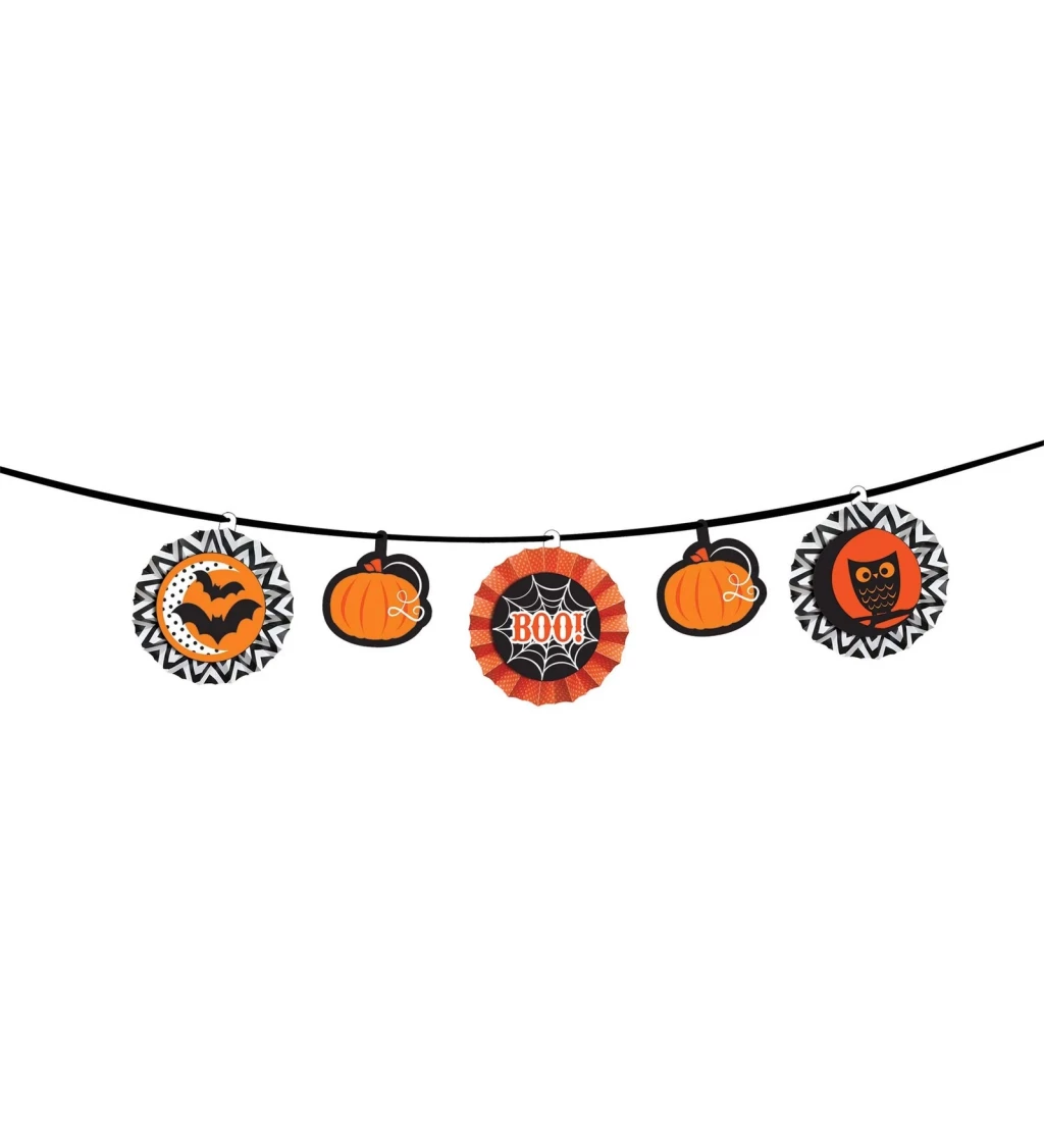 Halloweenská girlanda
