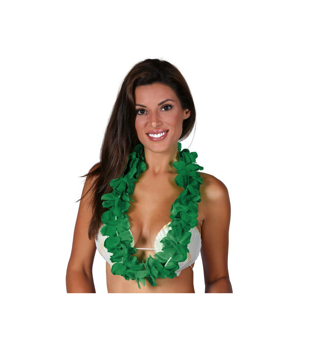 Zelený havajský věnec