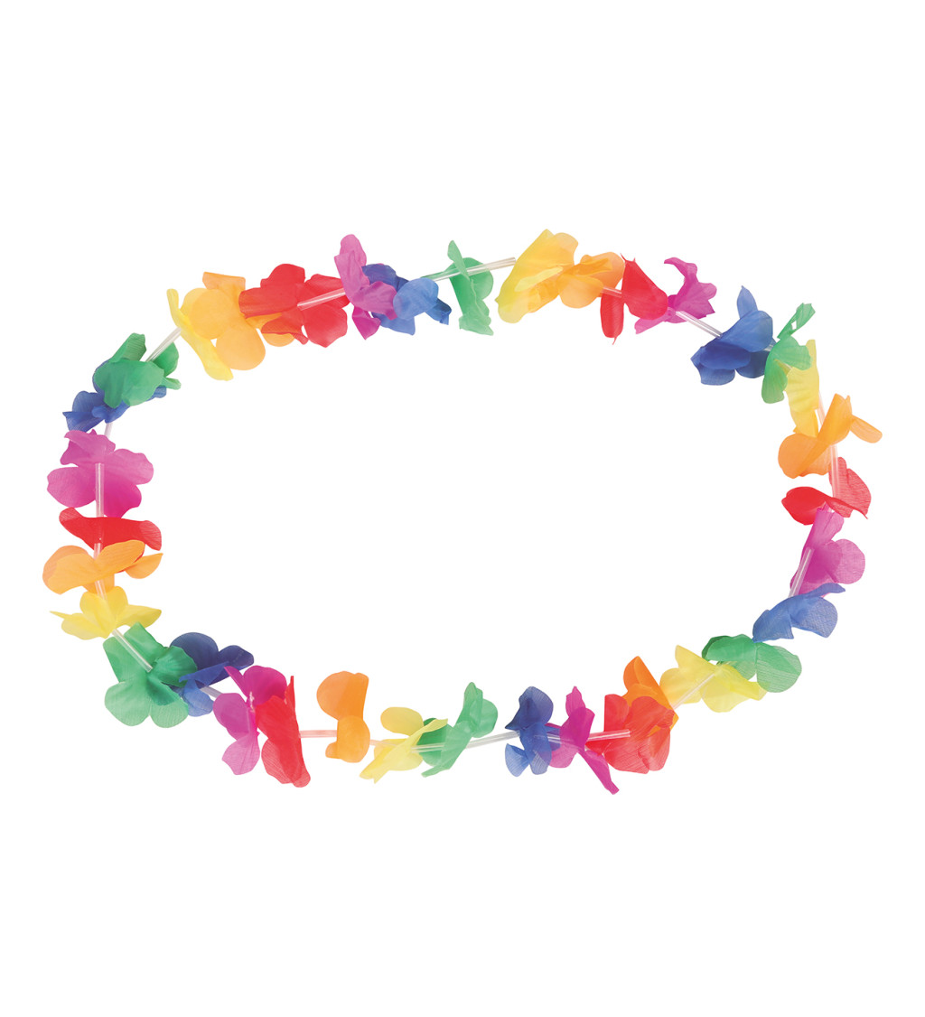 Barevný havajský věnec