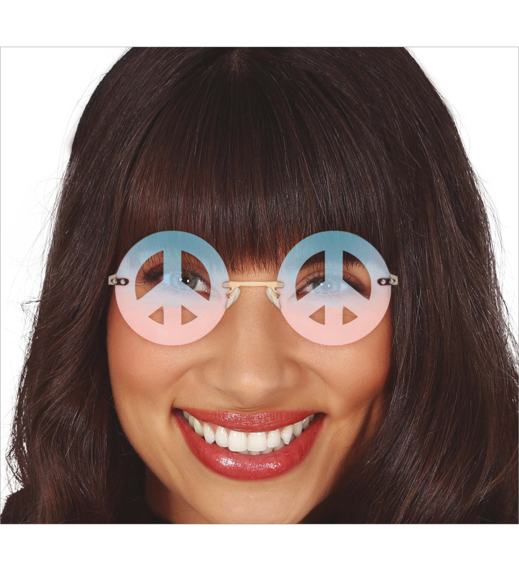 Retro hippie sluneční brýle