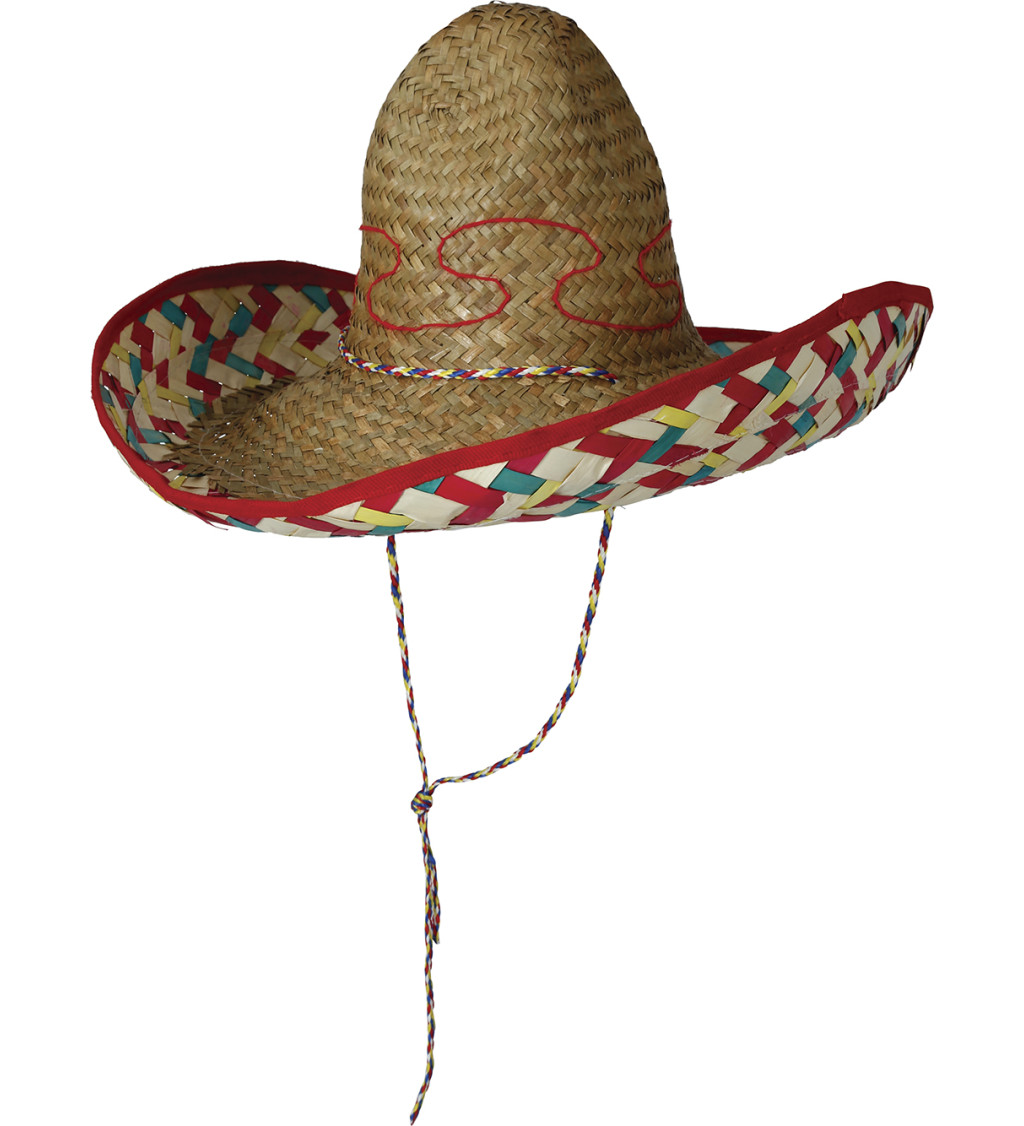 Slaměný klobouk ve stylu Sombrero