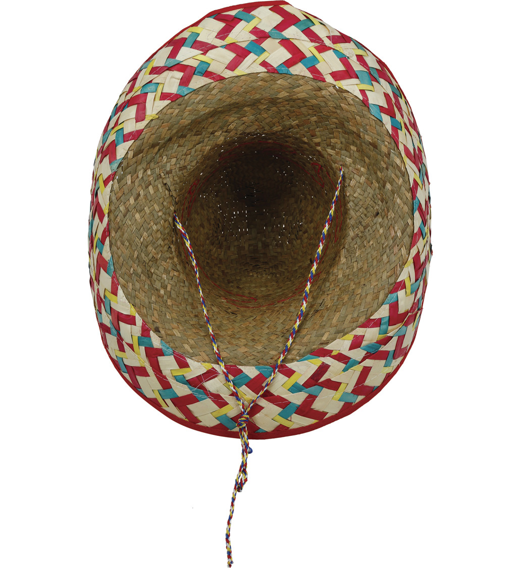 Slaměný klobouk ve stylu Sombrero