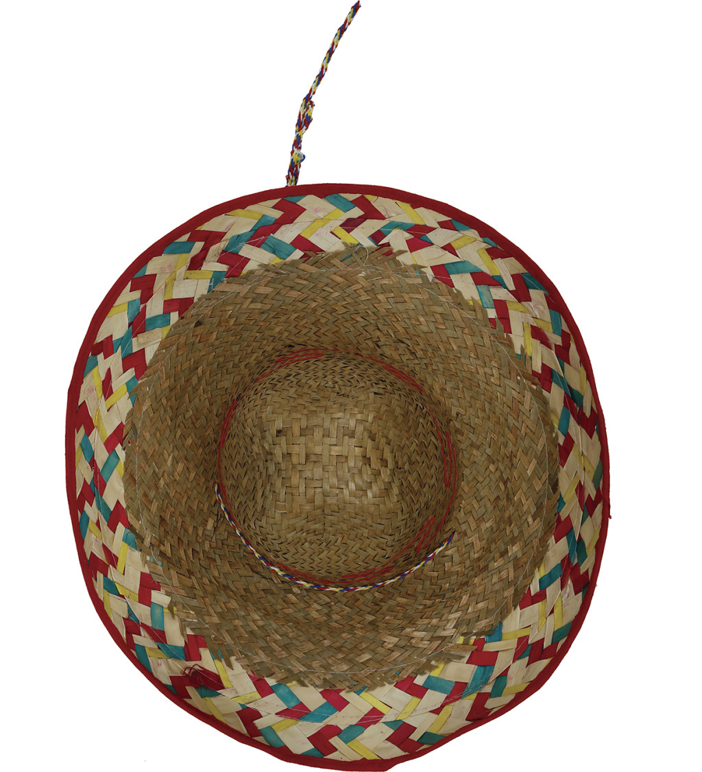 Slaměný klobouk ve stylu Sombrero