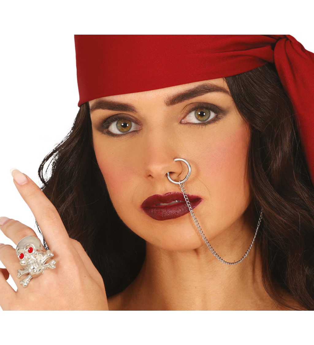 Stříbrný poklad pro Pirátku: Sada šperků