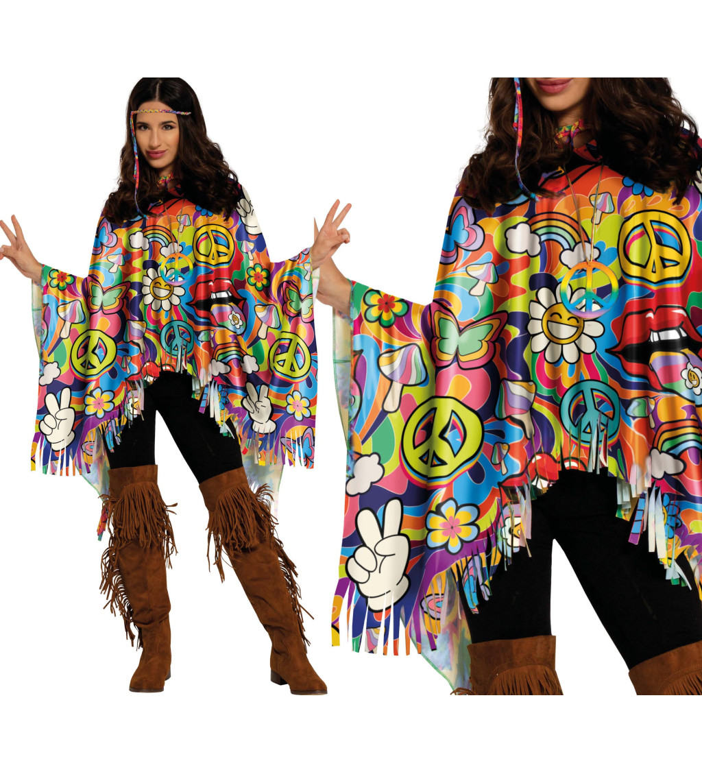 Ikonické Pončo: Vibe 60. a 70. let