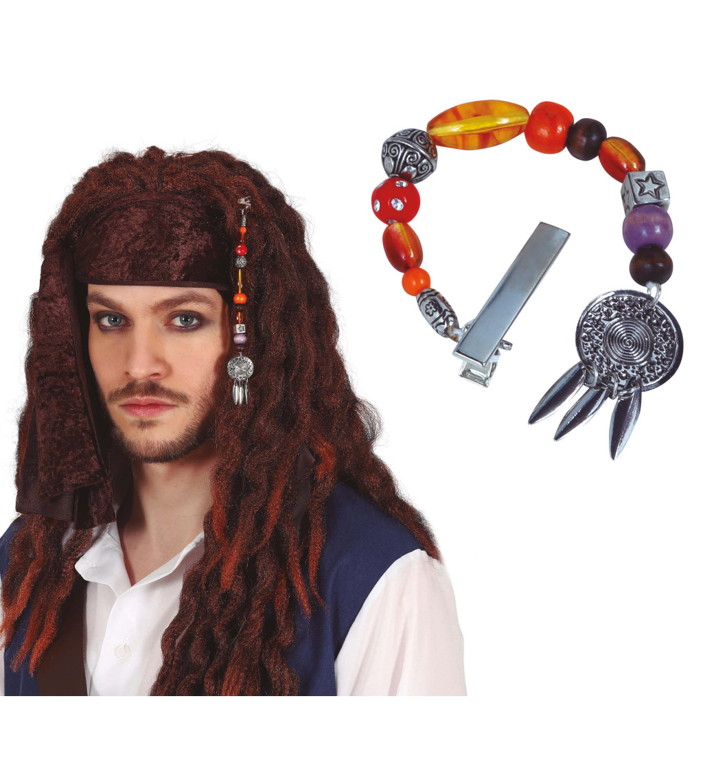 Pirátský doplněk do vlasů