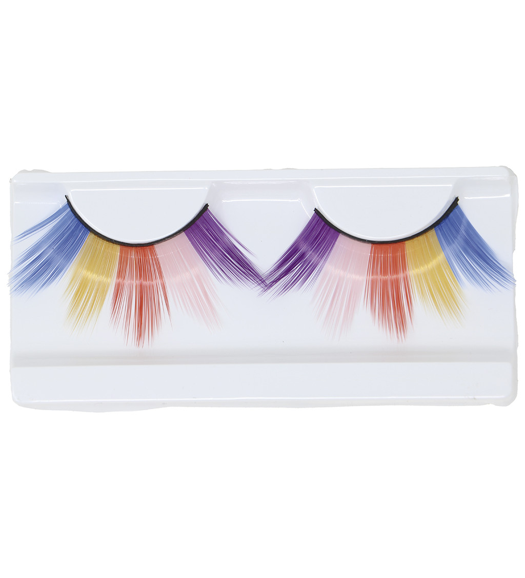 Barevné nalepovací řasy