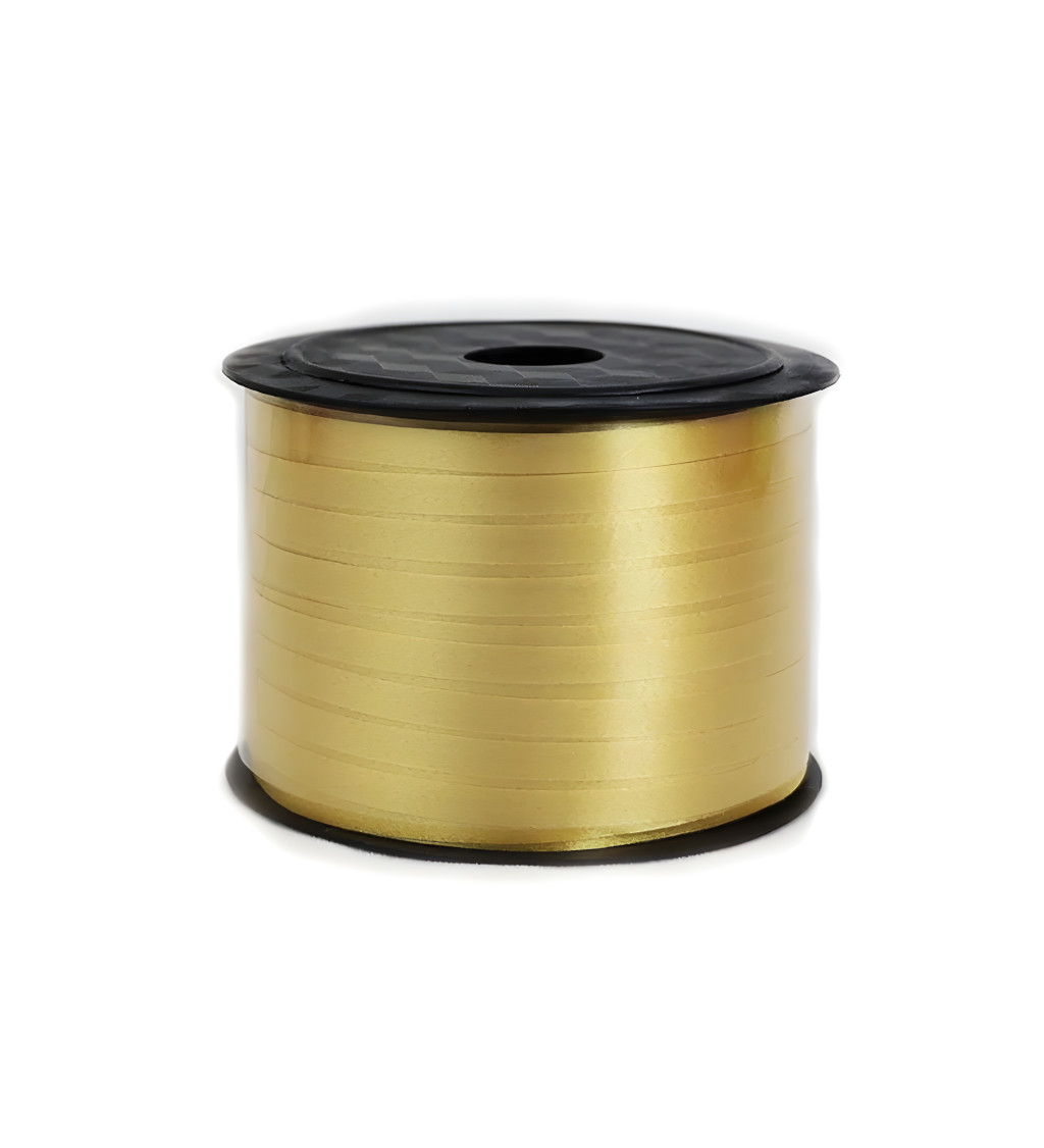 Zlatá dekorativní stuha na balónky – malá