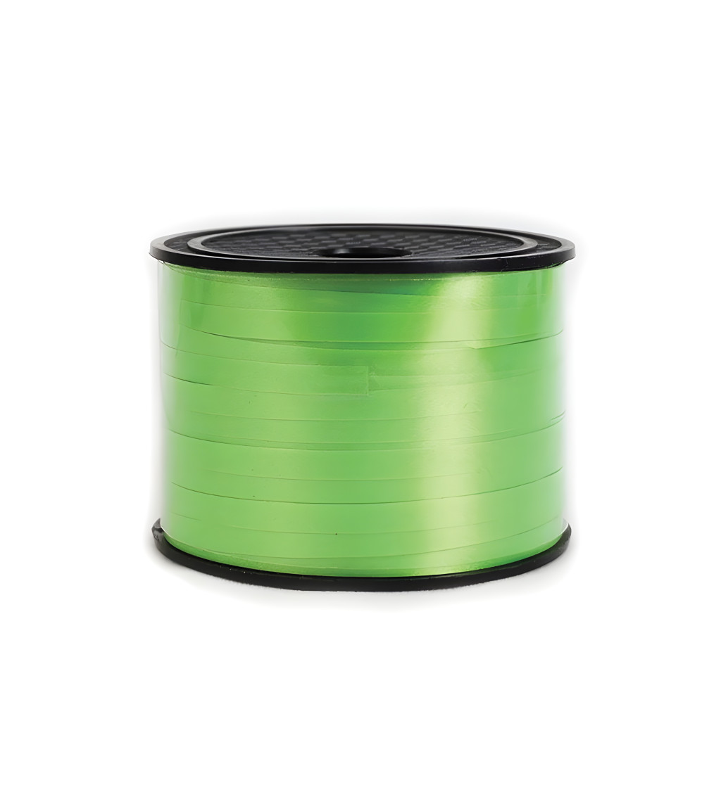 Zelená dekorativní stuha na balónky – malá